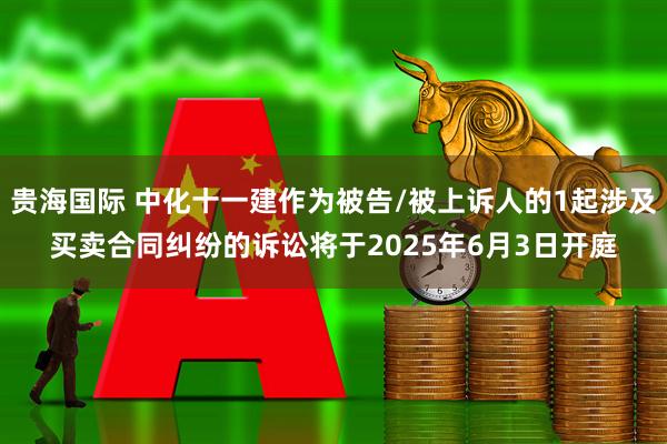 贵海国际 中化十一建作为被告/被上诉人的1起涉及买卖合同纠纷的诉讼将于2025年6月3日开庭