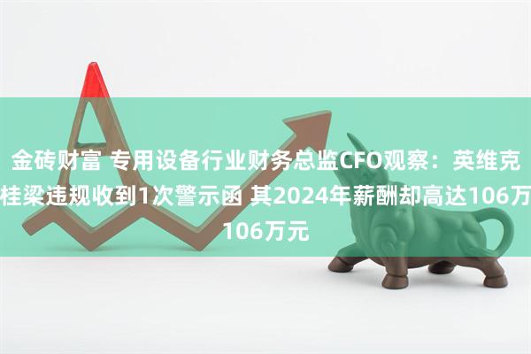 金砖财富 专用设备行业财务总监CFO观察：英维克叶桂梁违规收到1次警示函 其2024年薪酬却高达106万元